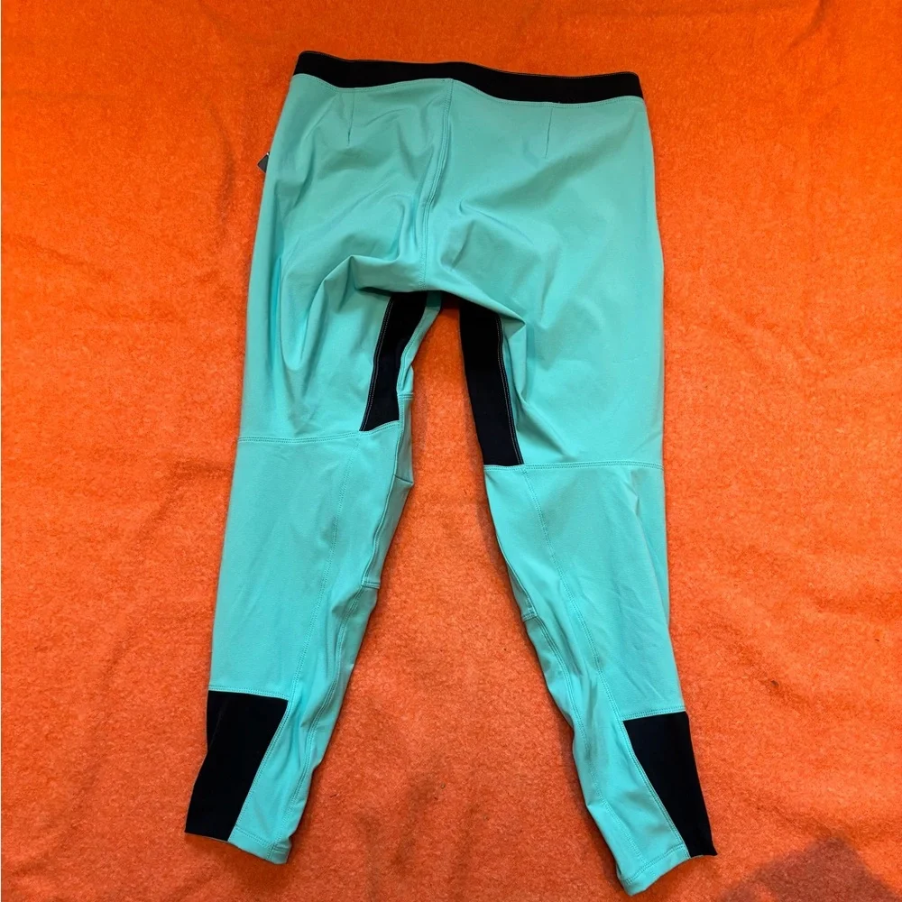 Fox Teal Women's Track Joggers with White Logos - Picture 2 of 9